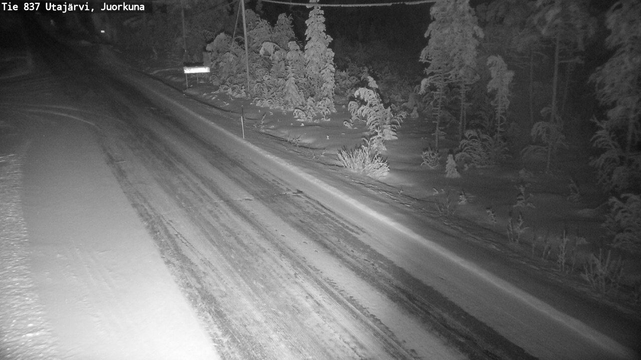 Kelikamerat Kuva Tie 837 Utajärvi, Juorkuna, Utajärvi, Pohjois-Pohjanmaa