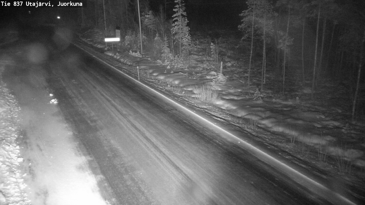 Kelikamerat Kuva Tie 837 Utajärvi, Juorkuna, Utajärvi, Pohjois-Pohjanmaa