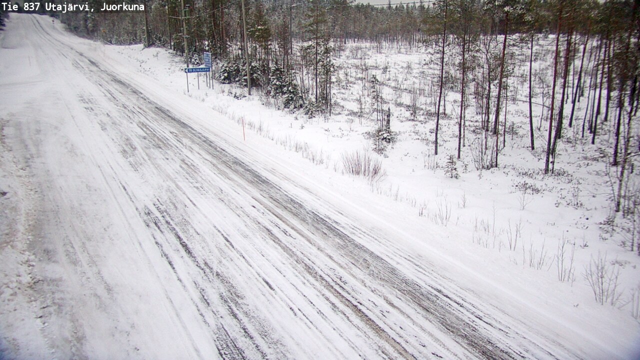 Kelikamerat Kuva Tie 837 Utajärvi, Juorkuna, Utajärvi, Pohjois-Pohjanmaa