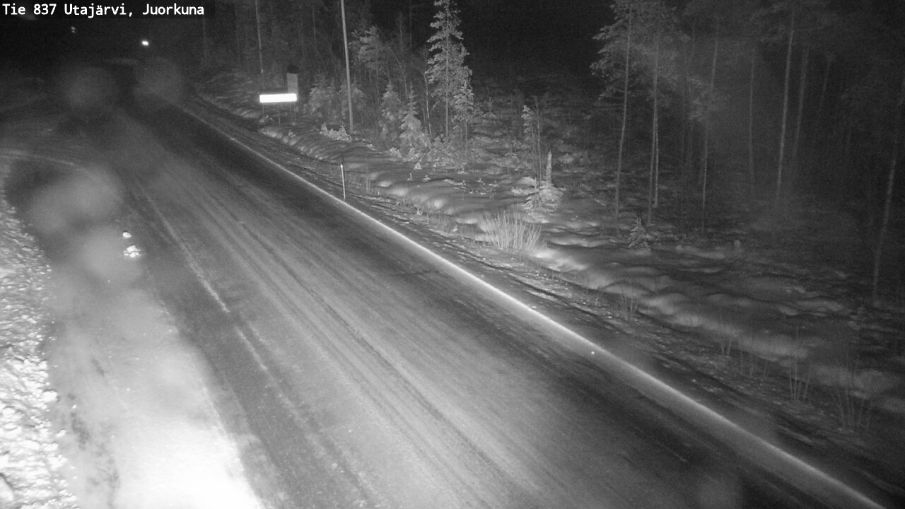 Kelikamerat Kuva Tie 837 Utajärvi, Juorkuna, Utajärvi, Pohjois-Pohjanmaa