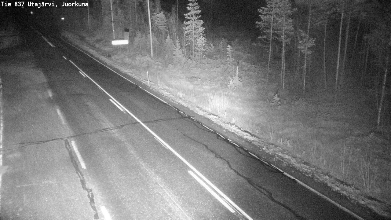 Kelikamerat Kuva Tie 837 Utajärvi, Juorkuna, Utajärvi, Pohjois-Pohjanmaa