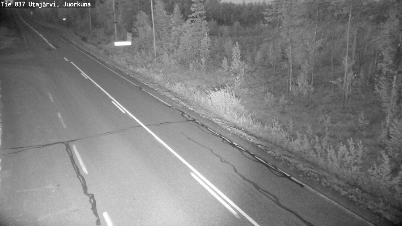 Kelikamerat Kuva Tie 837 Utajärvi, Juorkuna, Utajärvi, Pohjois-Pohjanmaa