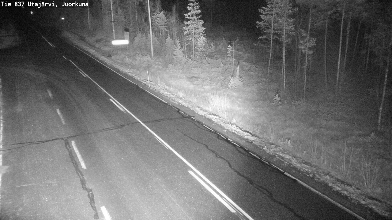 Kelikamerat Kuva Tie 837 Utajärvi, Juorkuna, Utajärvi, Pohjois-Pohjanmaa