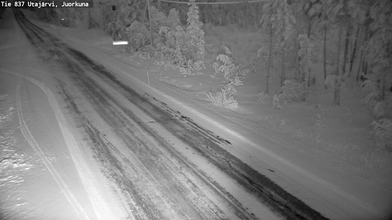 Kelikamerat Kuva Tie 837 Utajärvi, Juorkuna, Utajärvi, Pohjois-Pohjanmaa