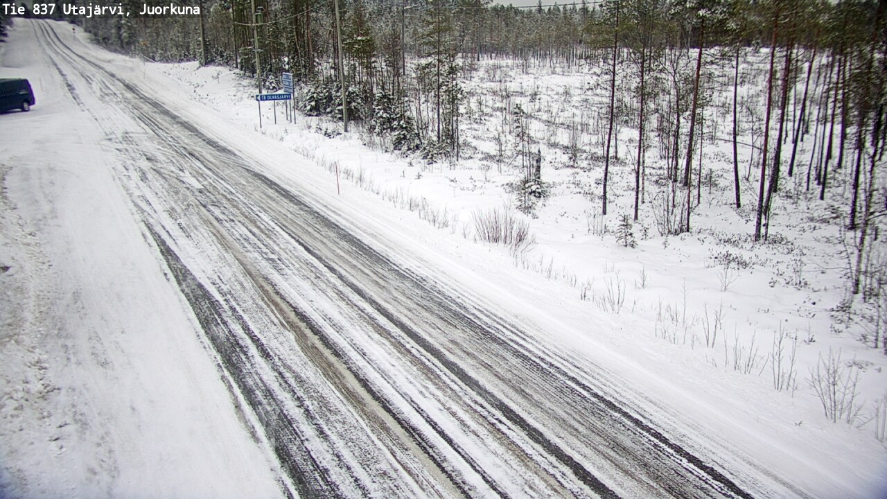 Kelikamerat Kuva Tie 837 Utajärvi, Juorkuna, Utajärvi, Pohjois-Pohjanmaa