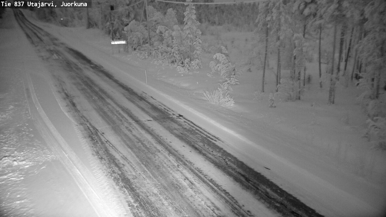 Kelikamerat Kuva Tie 837 Utajärvi, Juorkuna, Utajärvi, Pohjois-Pohjanmaa