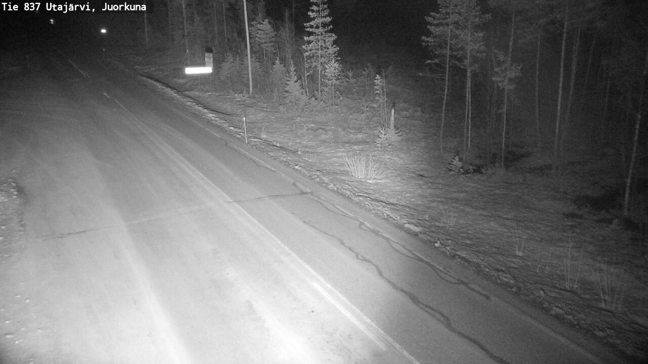 Kelikamerat Kuva Tie 837 Utajärvi, Juorkuna, Utajärvi, Pohjois-Pohjanmaa