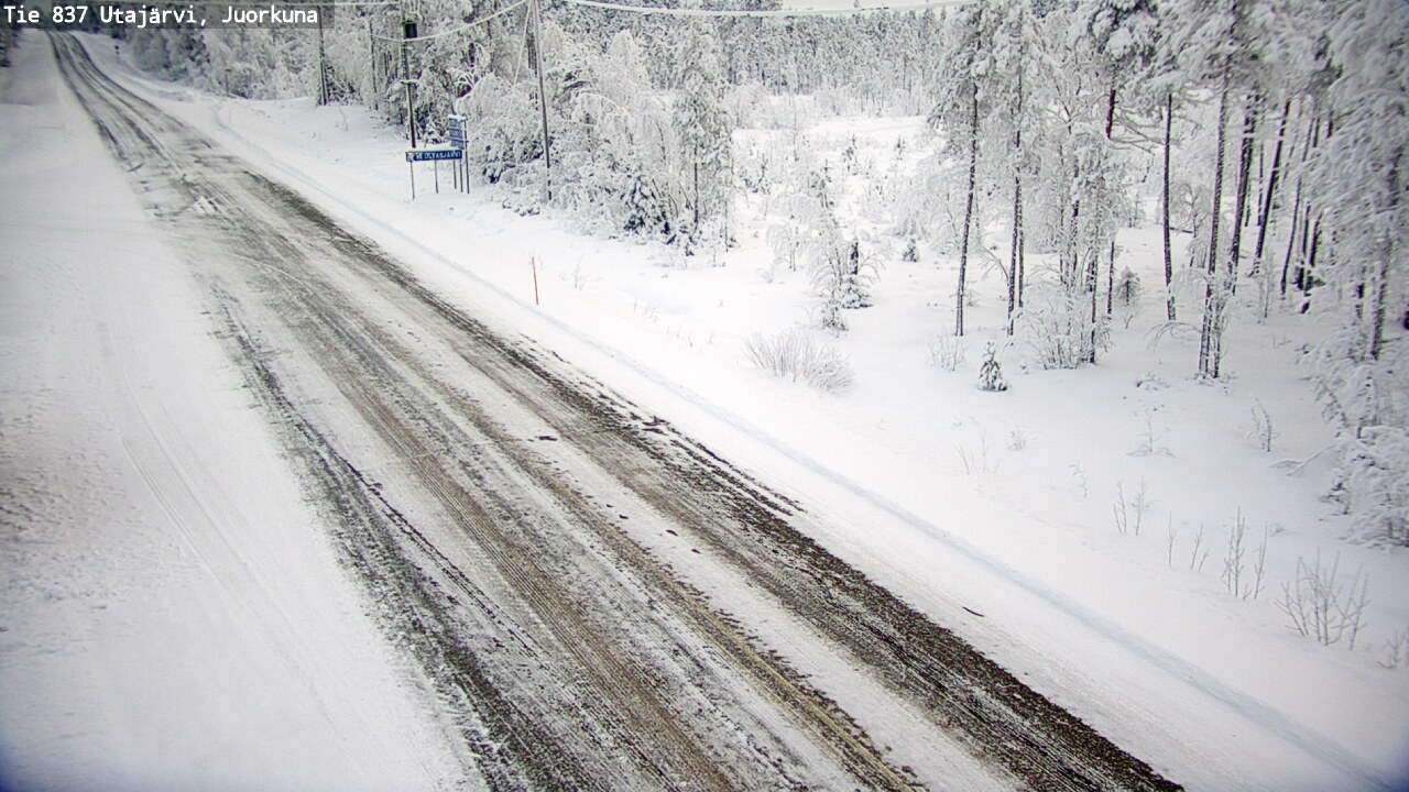 Kelikamerat Kuva Tie 837 Utajärvi, Juorkuna, Utajärvi, Pohjois-Pohjanmaa