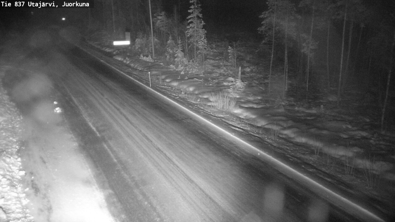 Kelikamerat Kuva Tie 837 Utajärvi, Juorkuna, Utajärvi, Pohjois-Pohjanmaa