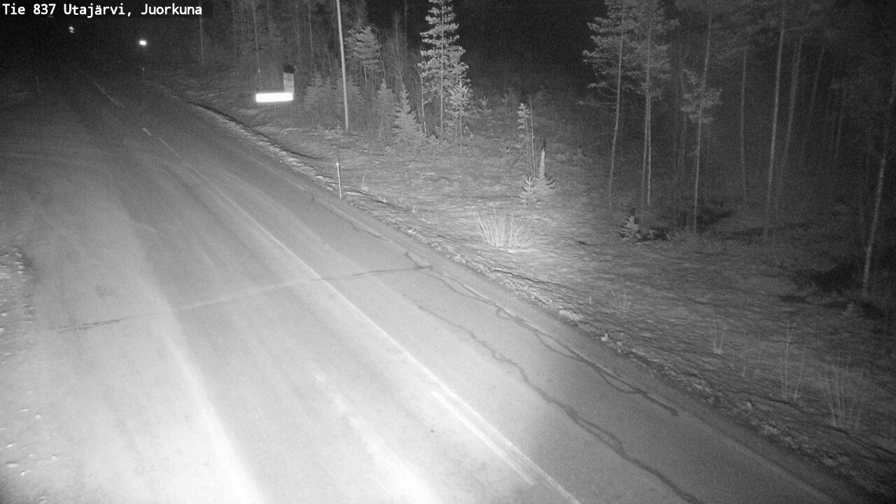 Kelikamerat Kuva Tie 837 Utajärvi, Juorkuna, Utajärvi, Pohjois-Pohjanmaa