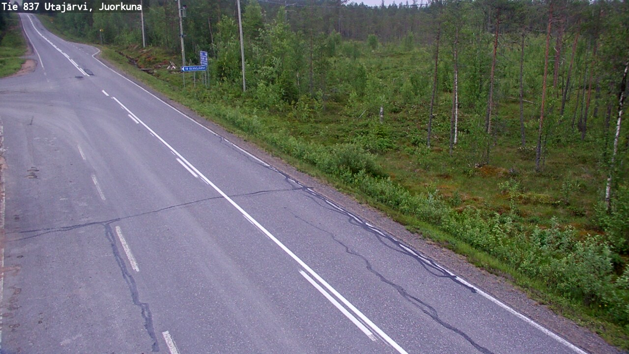 Kelikamerat Kuva Tie 837 Utajärvi, Juorkuna, Utajärvi, Pohjois-Pohjanmaa