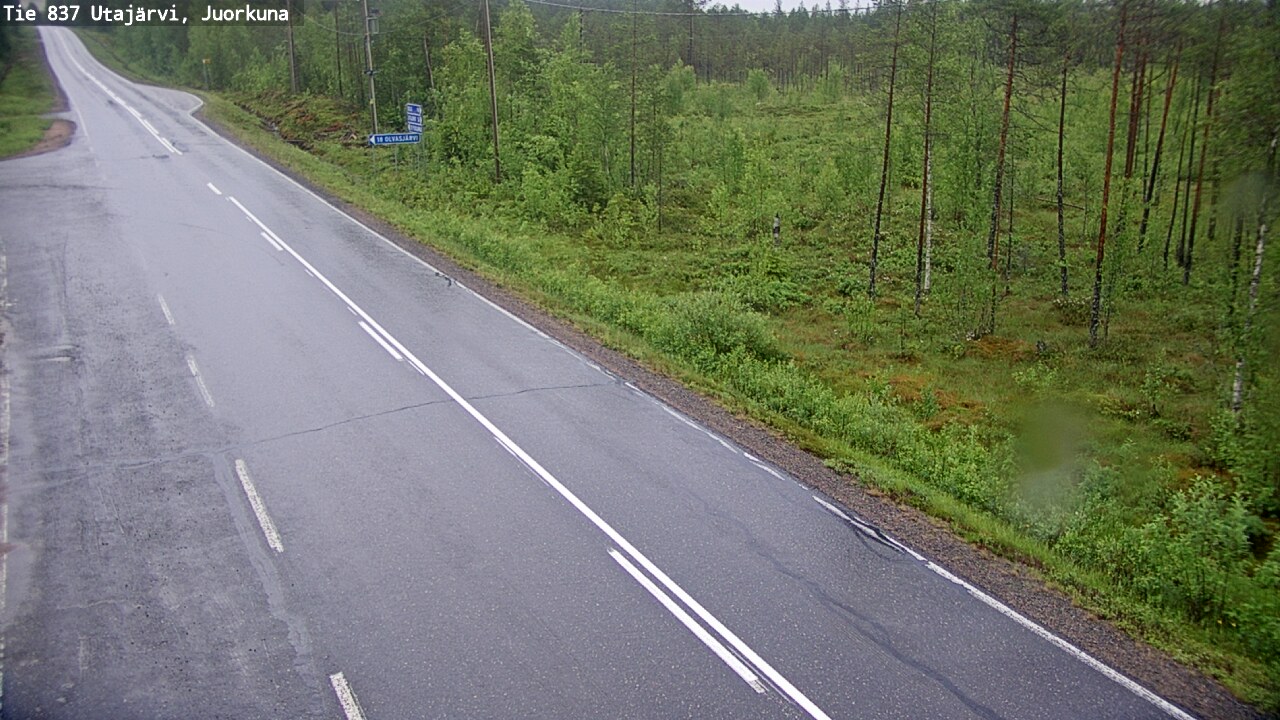 Kelikamerat Kuva Tie 837 Utajärvi, Juorkuna, Utajärvi, Pohjois-Pohjanmaa
