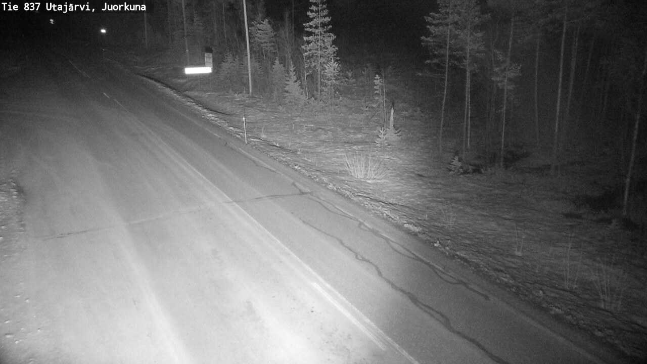 Kelikamerat Kuva Tie 837 Utajärvi, Juorkuna, Utajärvi, Pohjois-Pohjanmaa