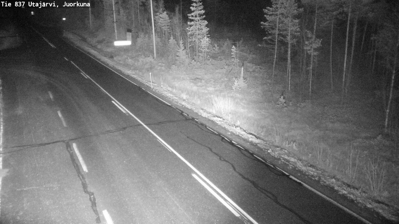 Kelikamerat Kuva Tie 837 Utajärvi, Juorkuna, Utajärvi, Pohjois-Pohjanmaa