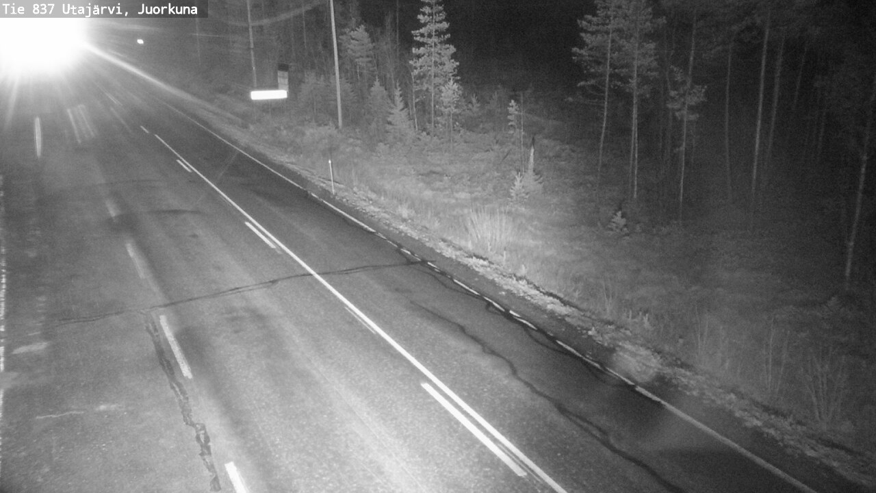 Kelikamerat Kuva Tie 837 Utajärvi, Juorkuna, Utajärvi, Pohjois-Pohjanmaa