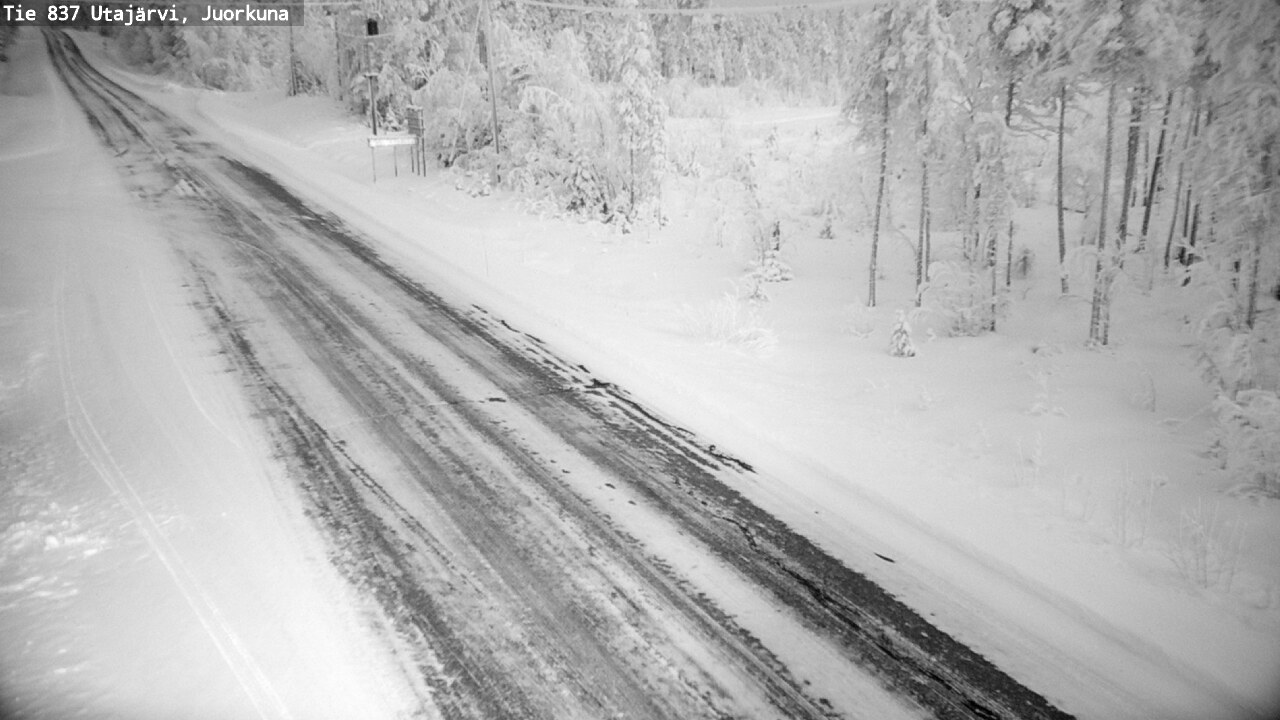 Kelikamerat Kuva Tie 837 Utajärvi, Juorkuna, Utajärvi, Pohjois-Pohjanmaa