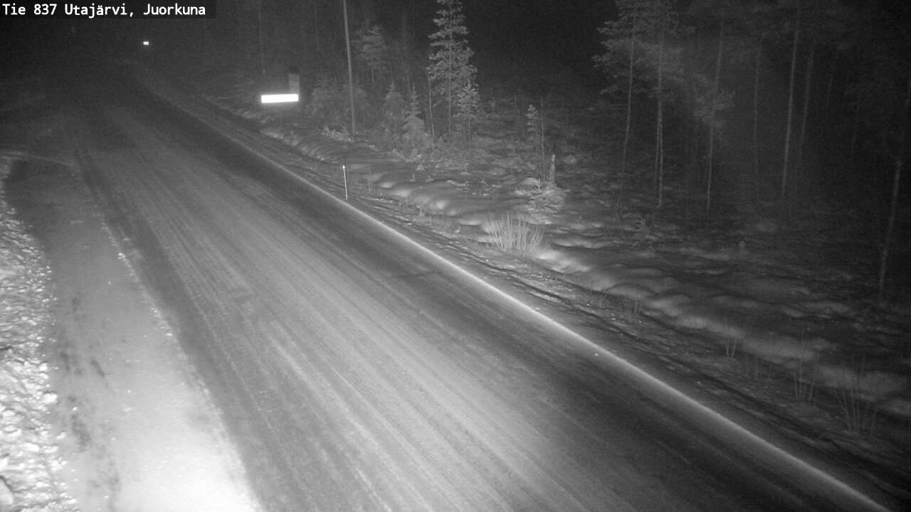 Kelikamerat Kuva Tie 837 Utajärvi, Juorkuna, Utajärvi, Pohjois-Pohjanmaa