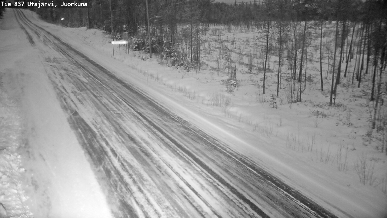 Kelikamerat Kuva Tie 837 Utajärvi, Juorkuna, Utajärvi, Pohjois-Pohjanmaa