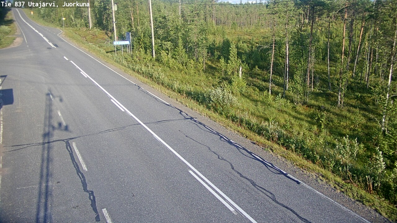 Kelikamerat Kuva Tie 837 Utajärvi, Juorkuna, Utajärvi, Pohjois-Pohjanmaa