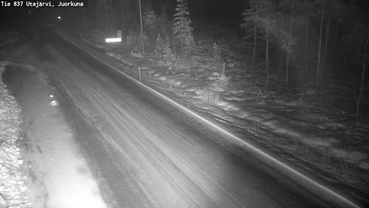 Kelikamerat Kuva Tie 837 Utajärvi, Juorkuna, Utajärvi, Pohjois-Pohjanmaa