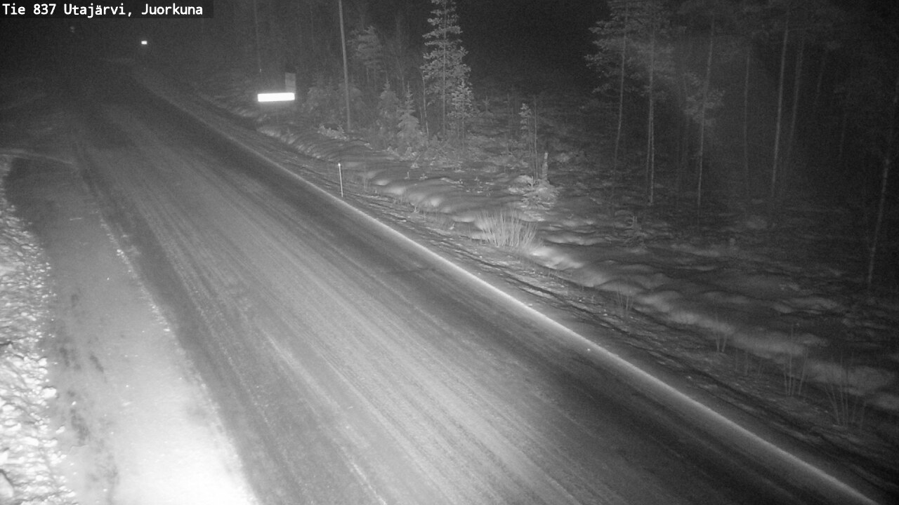 Kelikamerat Kuva Tie 837 Utajärvi, Juorkuna, Utajärvi, Pohjois-Pohjanmaa