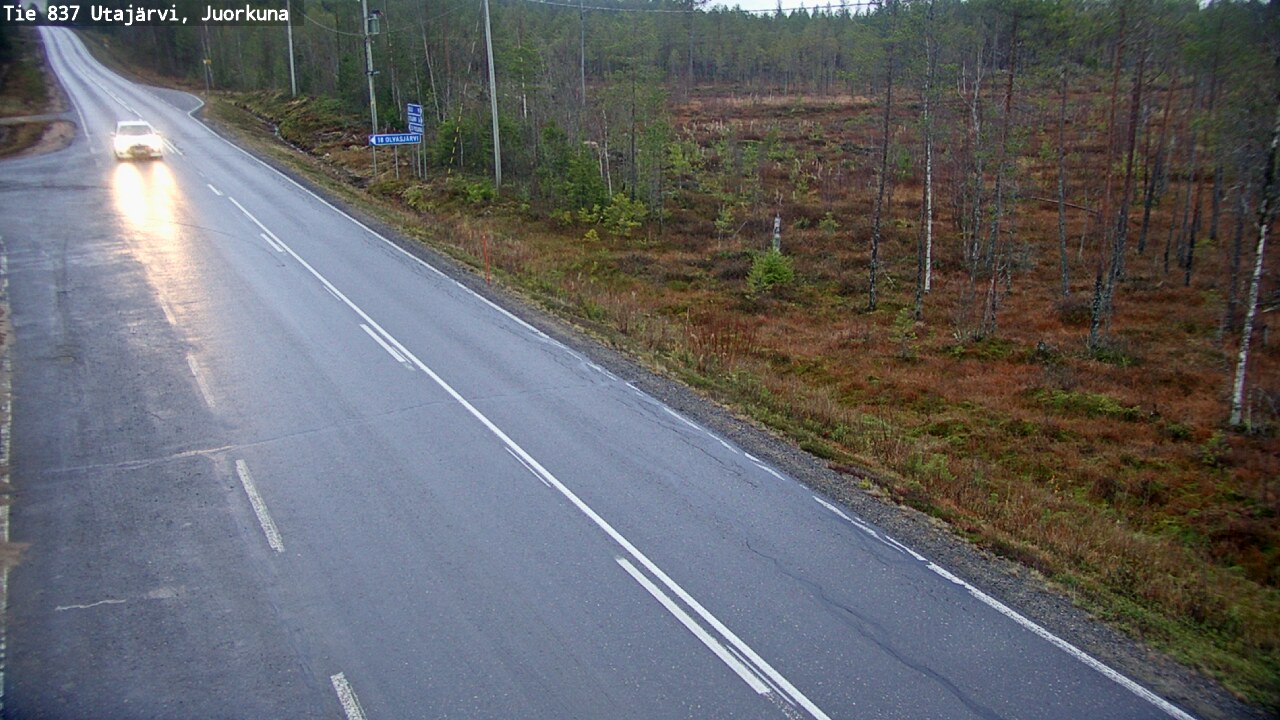 Kelikamerat Kuva Tie 837 Utajärvi, Juorkuna, Utajärvi, Pohjois-Pohjanmaa