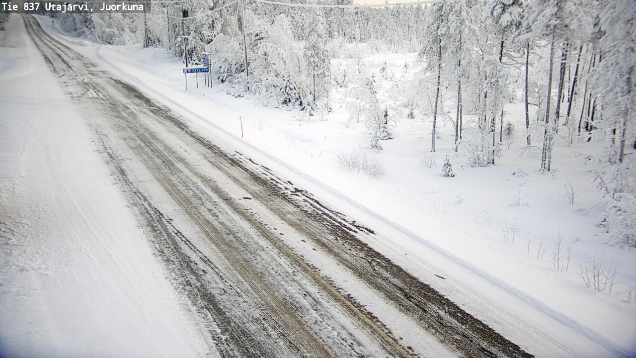 Kelikamerat Kuva Tie 837 Utajärvi, Juorkuna, Utajärvi, Pohjois-Pohjanmaa