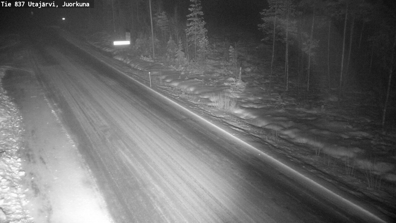 Kelikamerat Kuva Tie 837 Utajärvi, Juorkuna, Utajärvi, Pohjois-Pohjanmaa