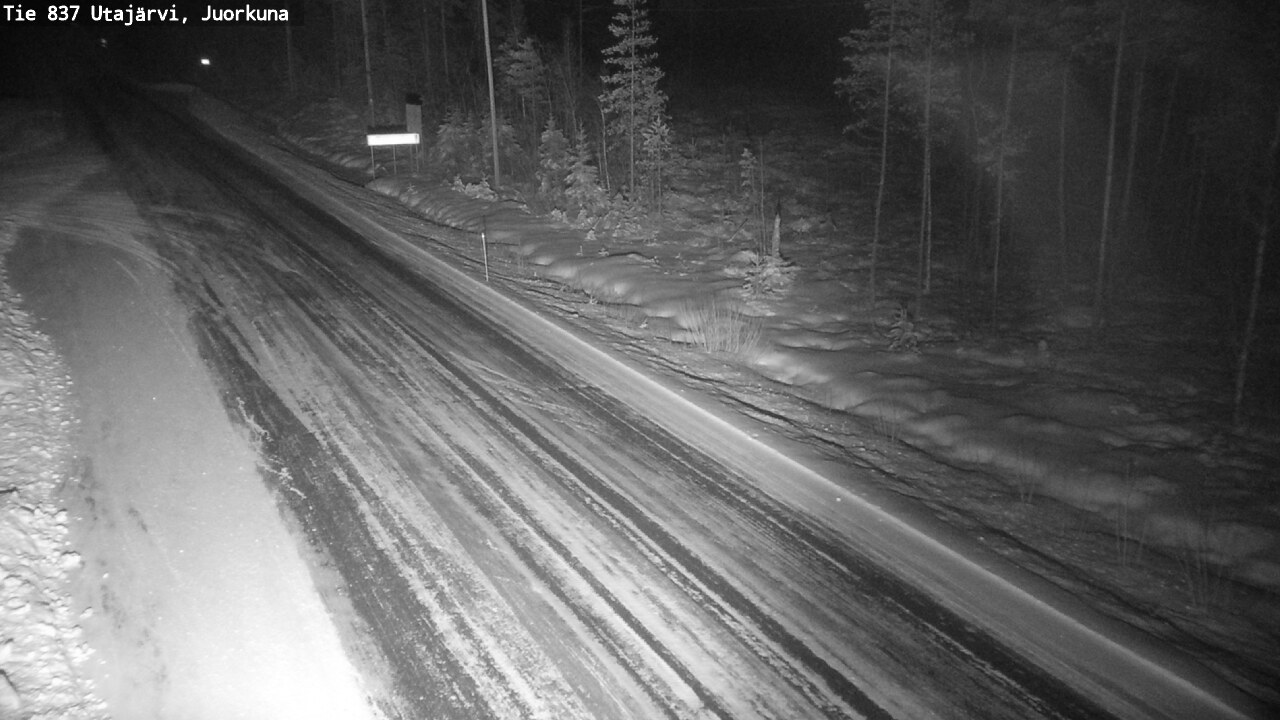 Kelikamerat Kuva Tie 837 Utajärvi, Juorkuna, Utajärvi, Pohjois-Pohjanmaa