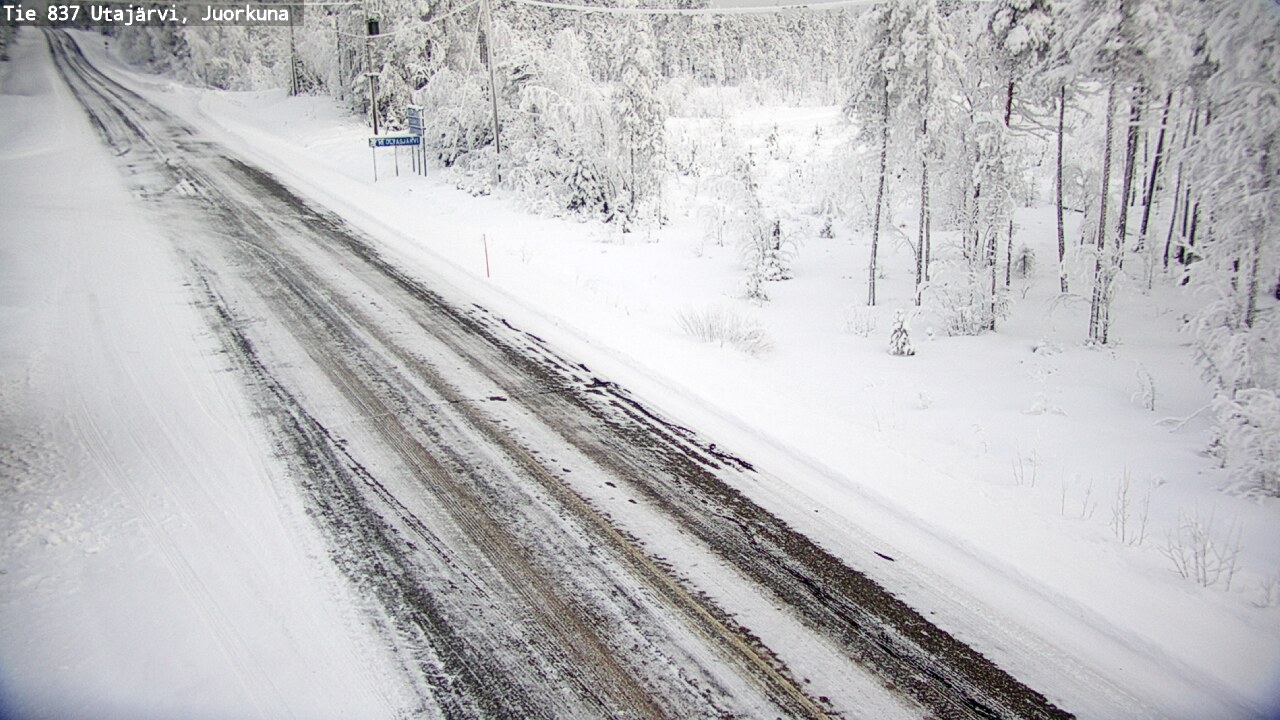 Kelikamerat Kuva Tie 837 Utajärvi, Juorkuna, Utajärvi, Pohjois-Pohjanmaa