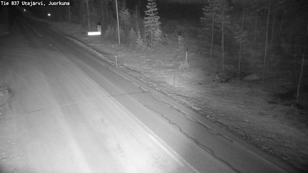 Kelikamerat Kuva Tie 837 Utajärvi, Juorkuna, Utajärvi, Pohjois-Pohjanmaa