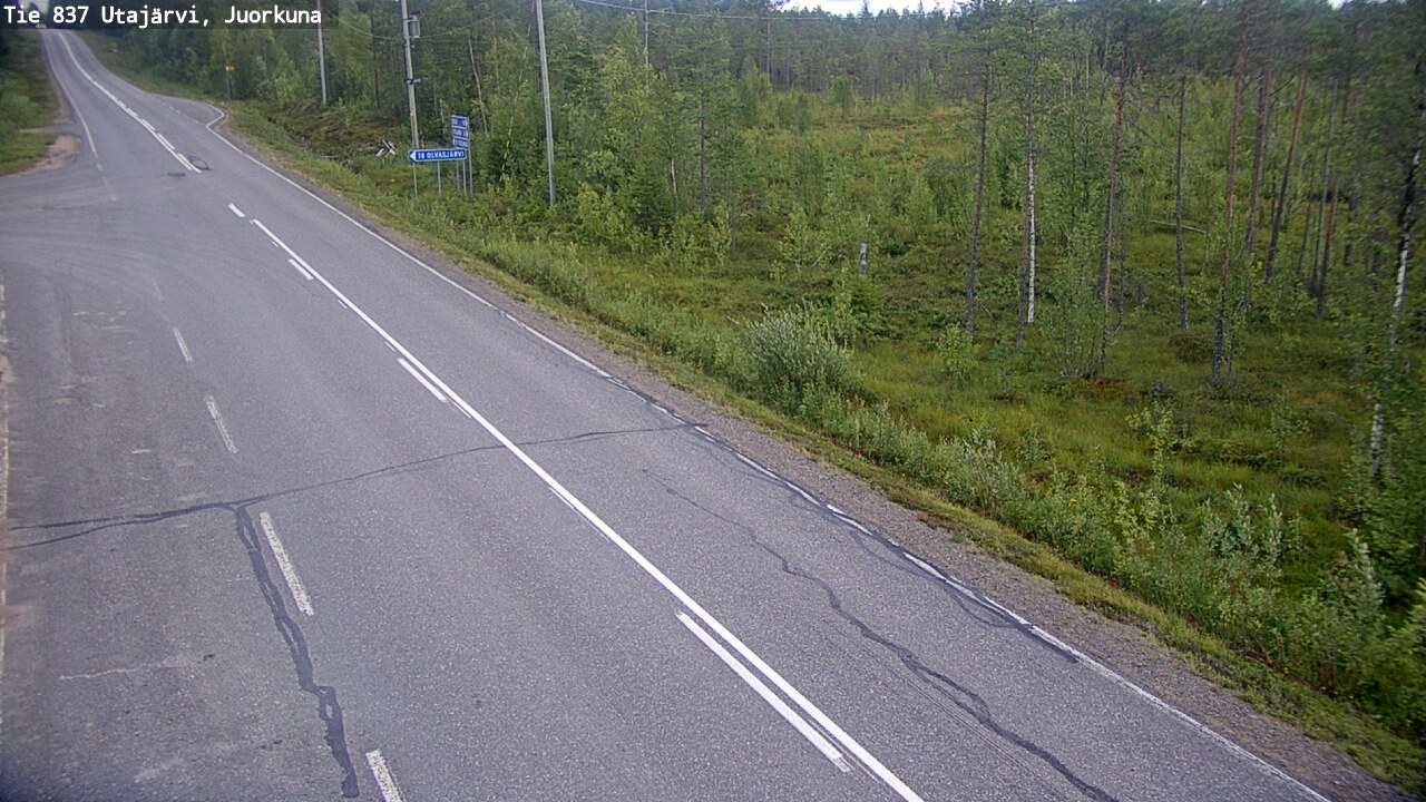Kelikamerat Kuva Tie 837 Utajärvi, Juorkuna, Utajärvi, Pohjois-Pohjanmaa