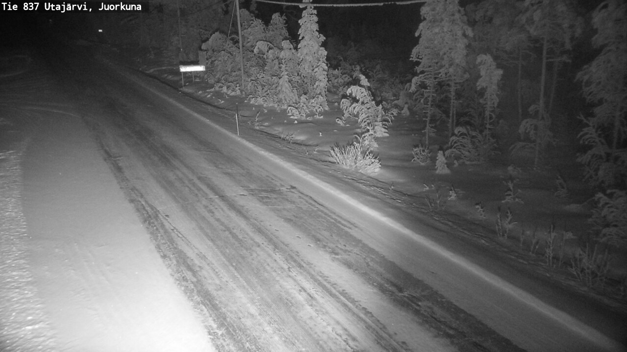 Kelikamerat Kuva Tie 837 Utajärvi, Juorkuna, Utajärvi, Pohjois-Pohjanmaa