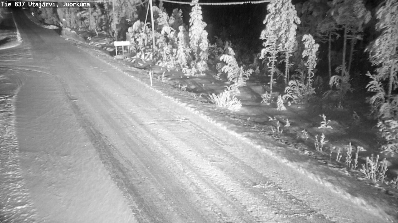 Kelikamerat Kuva Tie 837 Utajärvi, Juorkuna, Utajärvi, Pohjois-Pohjanmaa