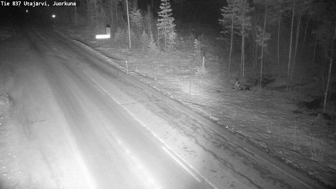 Kelikamerat Kuva Tie 837 Utajärvi, Juorkuna, Utajärvi, Pohjois-Pohjanmaa