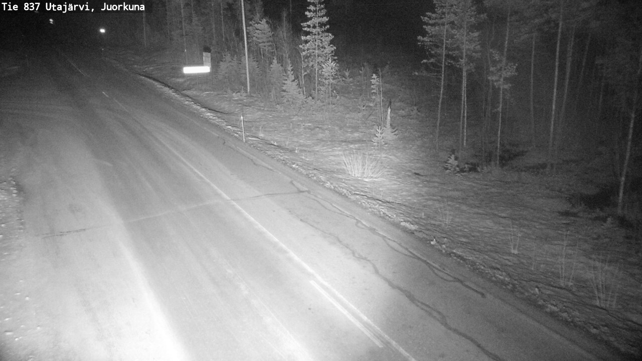 Kelikamerat Kuva Tie 837 Utajärvi, Juorkuna, Utajärvi, Pohjois-Pohjanmaa