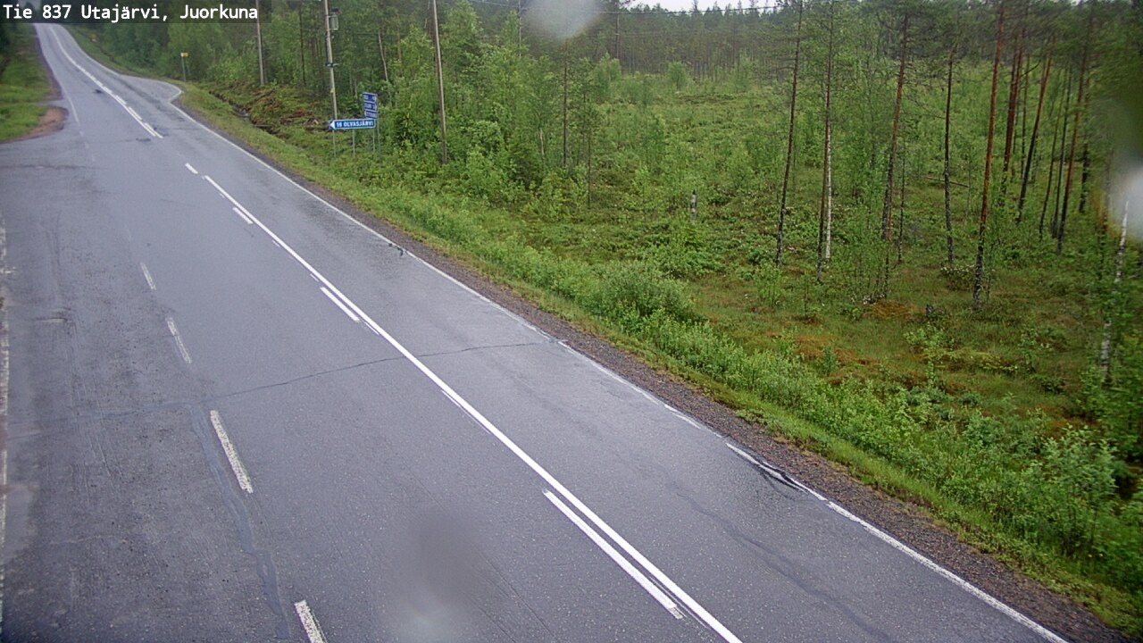 Kelikamerat Kuva Tie 837 Utajärvi, Juorkuna, Utajärvi, Pohjois-Pohjanmaa