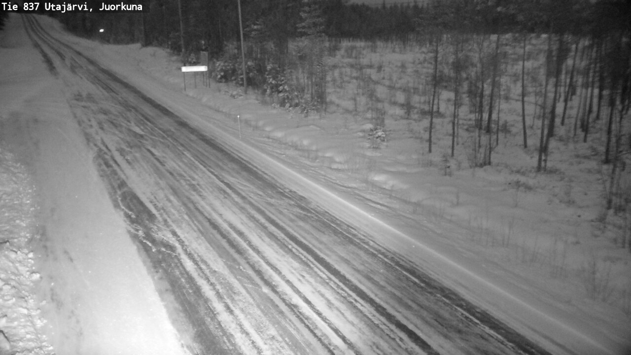 Kelikamerat Kuva Tie 837 Utajärvi, Juorkuna, Utajärvi, Pohjois-Pohjanmaa