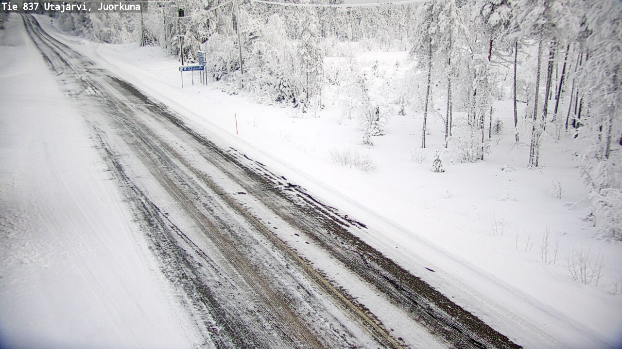 Kelikamerat Kuva Tie 837 Utajärvi, Juorkuna, Utajärvi, Pohjois-Pohjanmaa