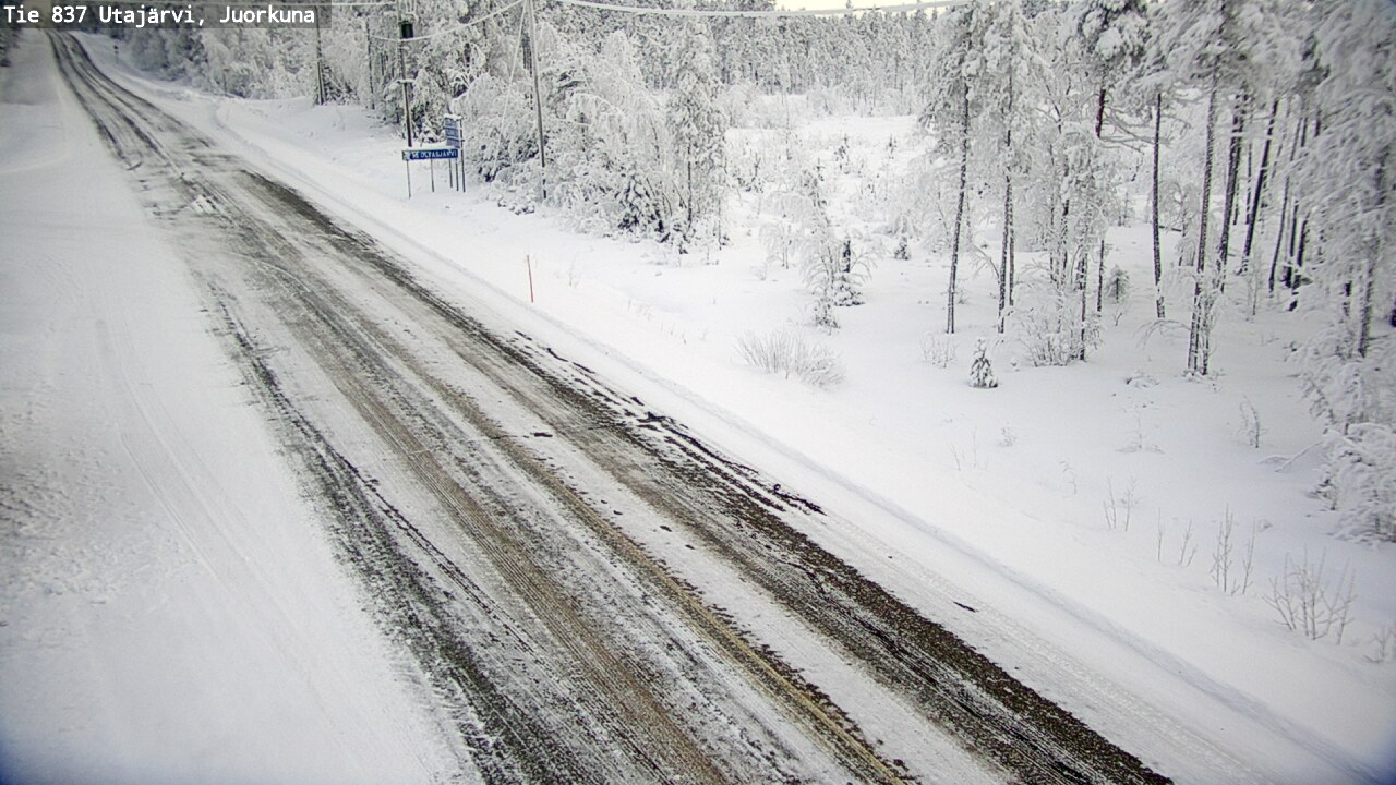 Kelikamerat Kuva Tie 837 Utajärvi, Juorkuna, Utajärvi, Pohjois-Pohjanmaa