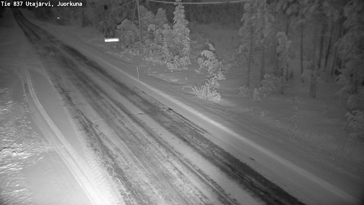 Kelikamerat Kuva Tie 837 Utajärvi, Juorkuna, Utajärvi, Pohjois-Pohjanmaa