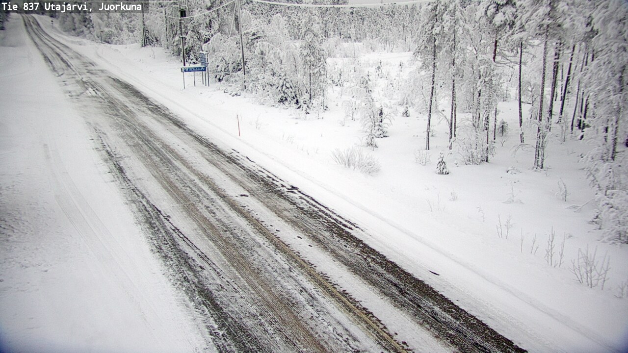 Kelikamerat Kuva Tie 837 Utajärvi, Juorkuna, Utajärvi, Pohjois-Pohjanmaa