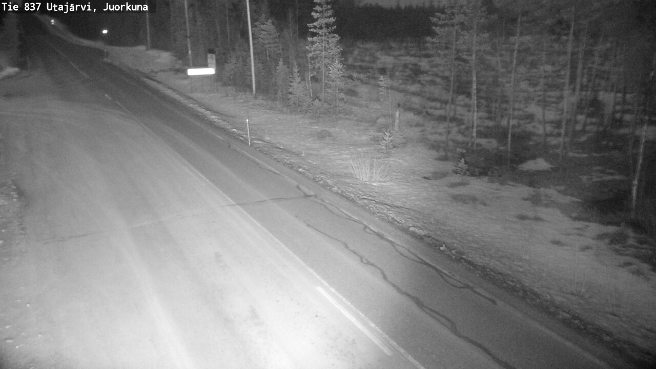 Kelikamerat Kuva Tie 837 Utajärvi, Juorkuna, Utajärvi, Pohjois-Pohjanmaa