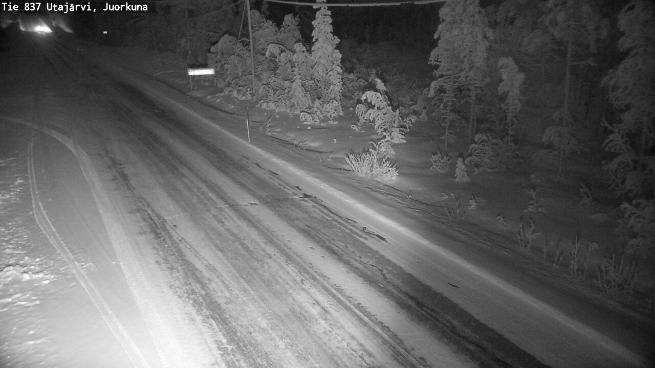 Kelikamerat Kuva Tie 837 Utajärvi, Juorkuna, Utajärvi, Pohjois-Pohjanmaa