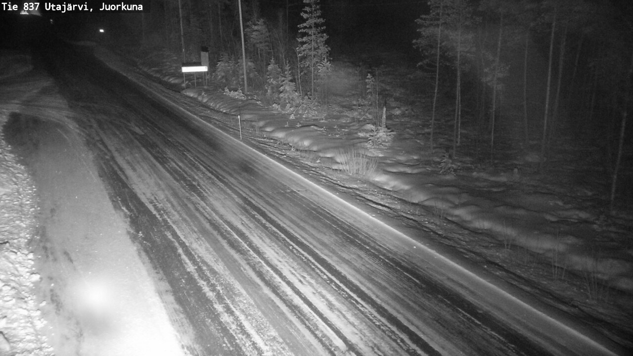 Kelikamerat Kuva Tie 837 Utajärvi, Juorkuna, Utajärvi, Pohjois-Pohjanmaa