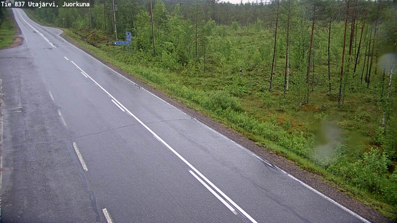 Kelikamerat Kuva Tie 837 Utajärvi, Juorkuna, Utajärvi, Pohjois-Pohjanmaa