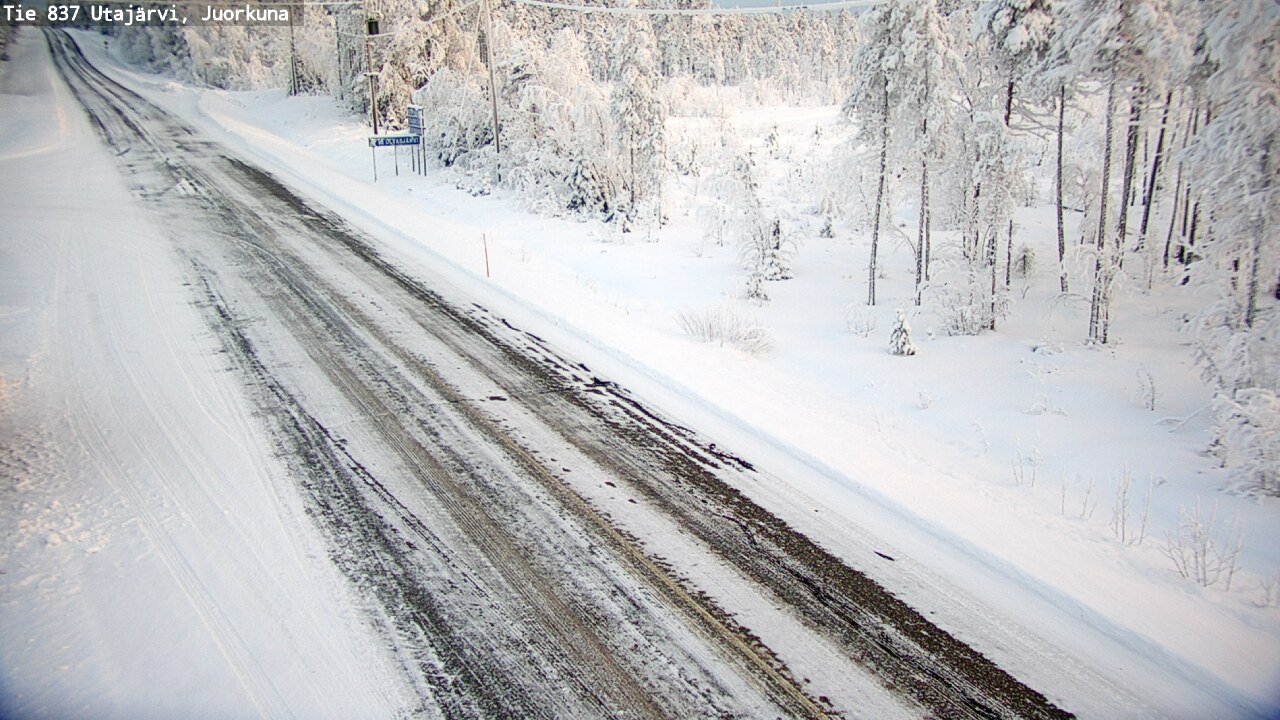 Kelikamerat Kuva Tie 837 Utajärvi, Juorkuna, Utajärvi, Pohjois-Pohjanmaa