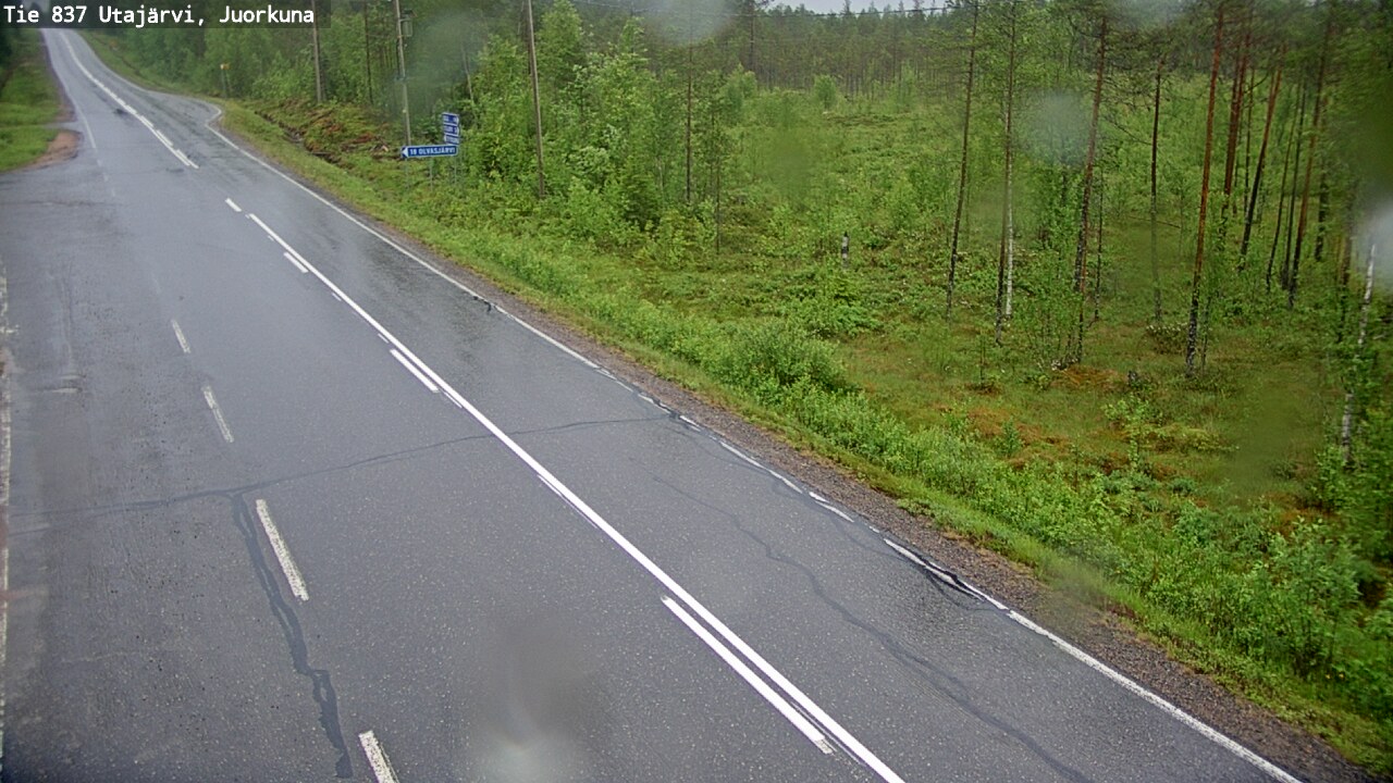 Kelikamerat Kuva Tie 837 Utajärvi, Juorkuna, Utajärvi, Pohjois-Pohjanmaa