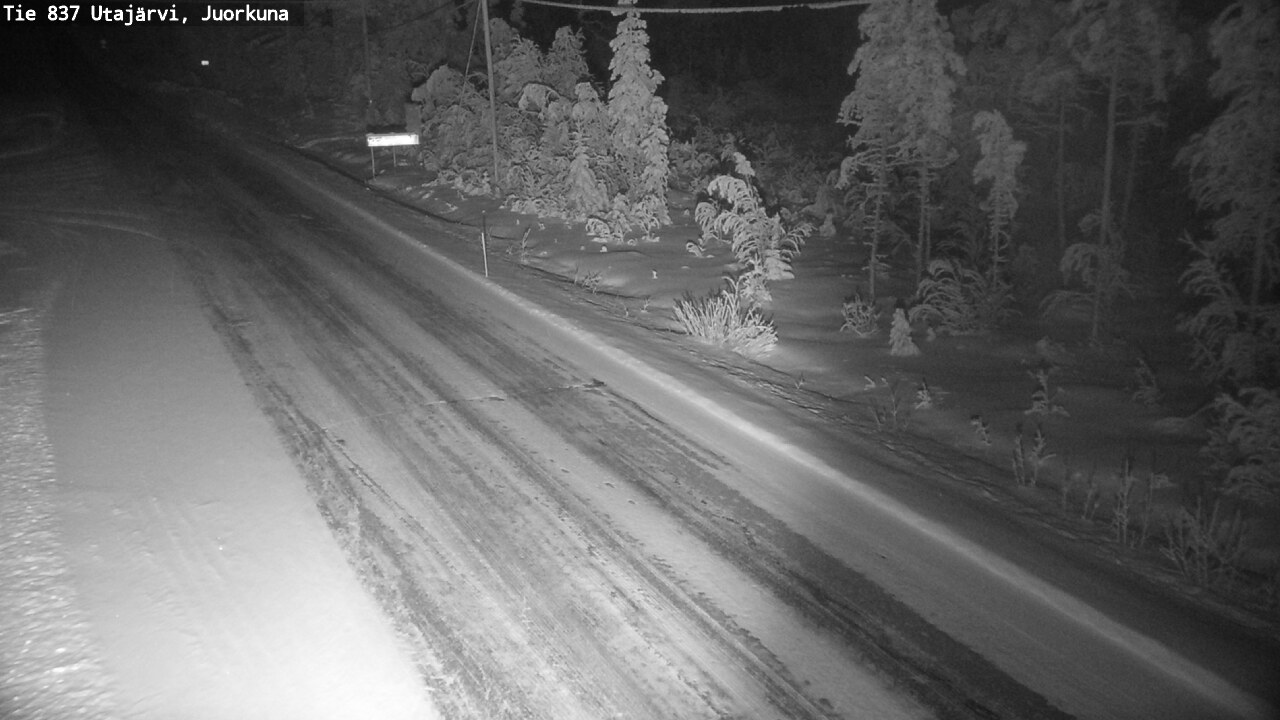 Kelikamerat Kuva Tie 837 Utajärvi, Juorkuna, Utajärvi, Pohjois-Pohjanmaa