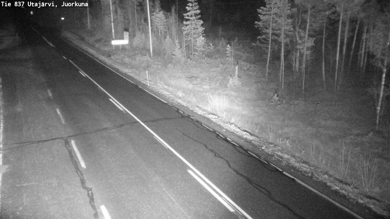 Kelikamerat Kuva Tie 837 Utajärvi, Juorkuna, Utajärvi, Pohjois-Pohjanmaa